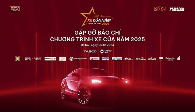 Chương trình đánh giá Xe của năm 2025 chính thức mở cổng bình chọn