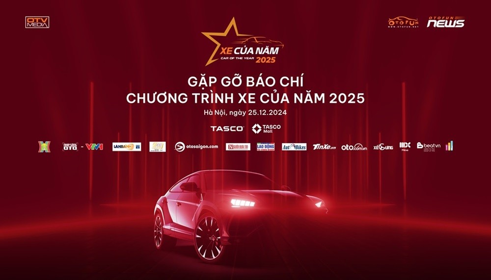 Chương trình đánh giá Xe của năm 2025 chính thức mở cổng bình chọn