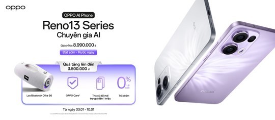 Cùng OPPO Reno 13 Series viết nên dấu ấn “Sống Động”