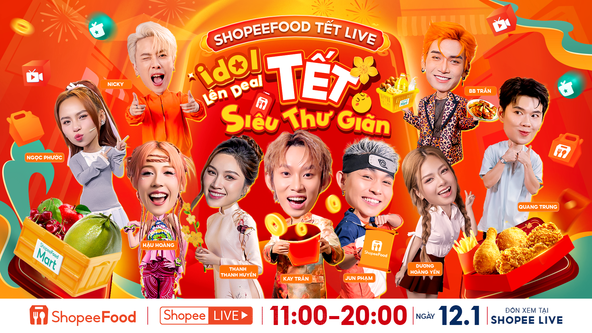 ShopeeFood bùng nổ cùng 5 đại sứ thương hiệu