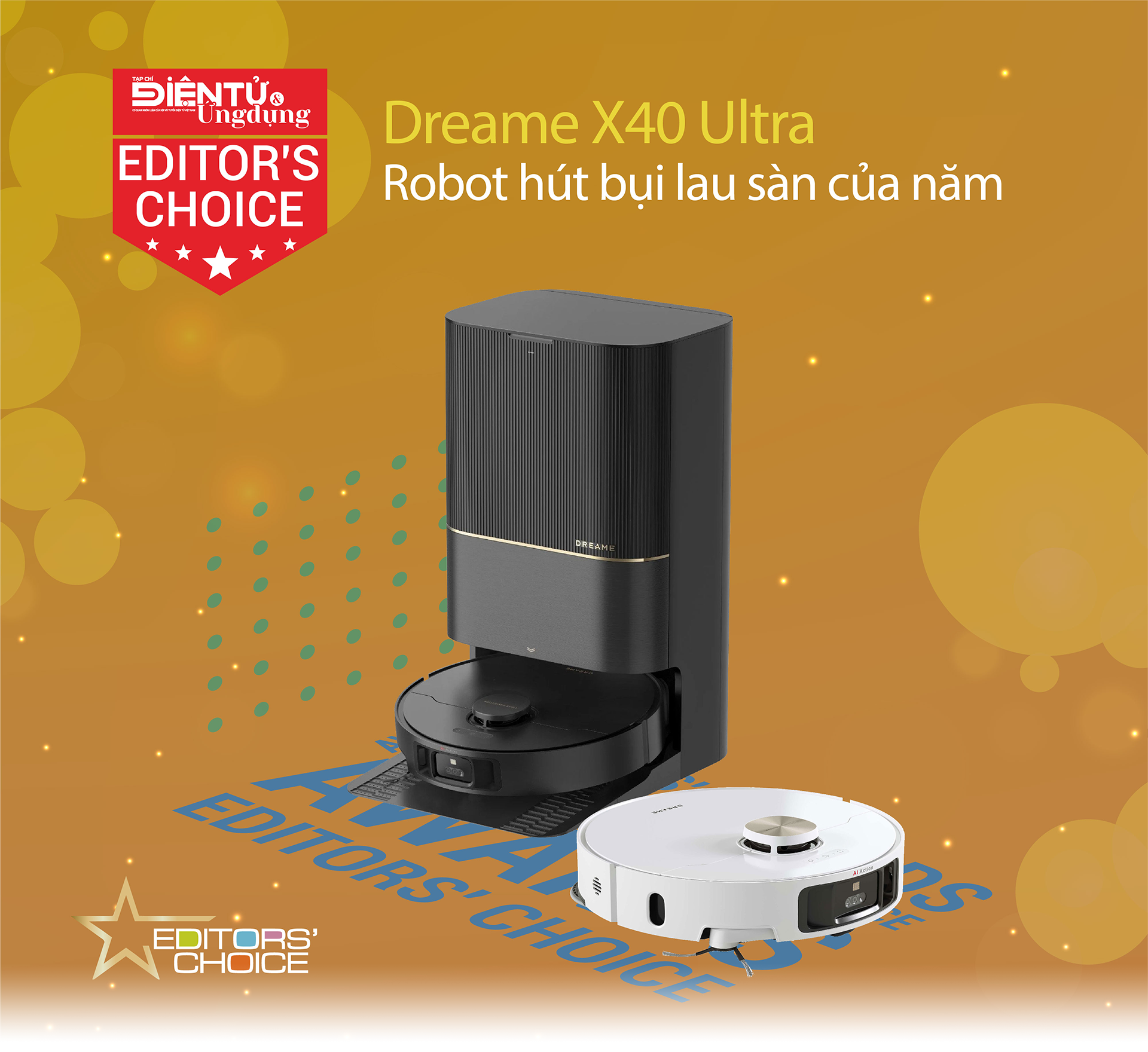 Dreame X40 Ultra: Robot hút bụi lau sàn của năm