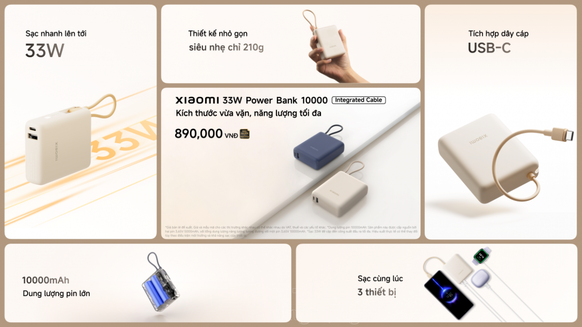 Xiaomi mở rộng hệ sinh thái AIoT bằng chuỗi sản phẩm mới