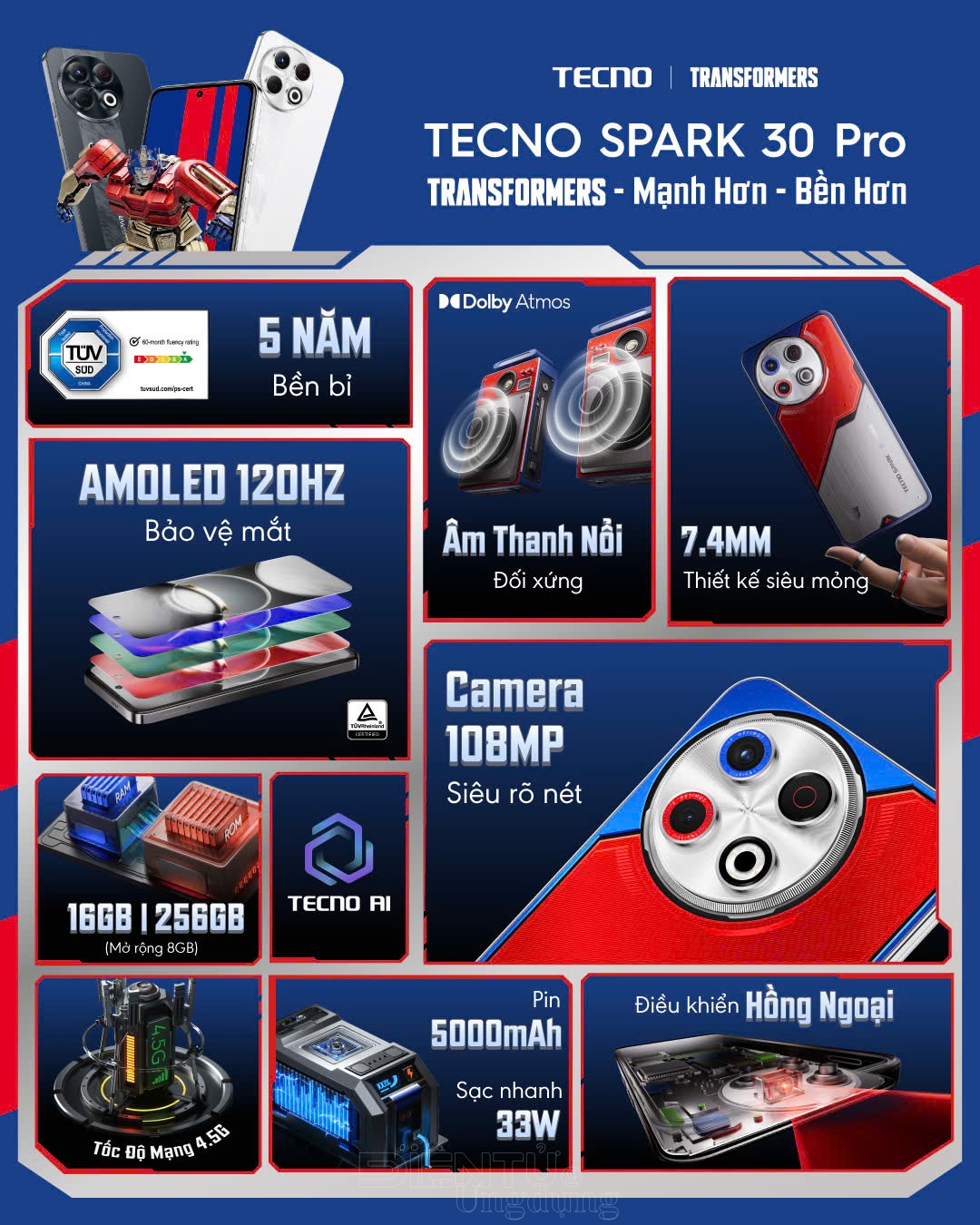 TECNO SPARK 30 Pro chính thức ra mắt