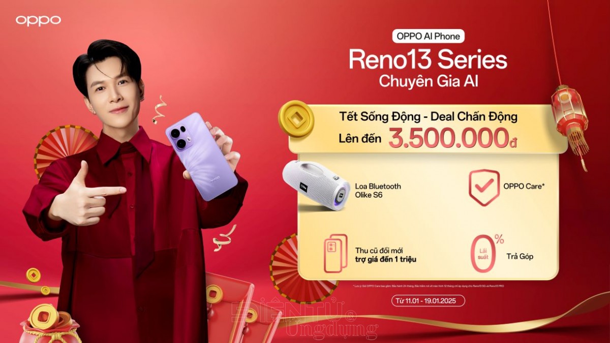 OPPO Reno13 Series đã ghi nhận hơn 20.000 người sở hữu sớm