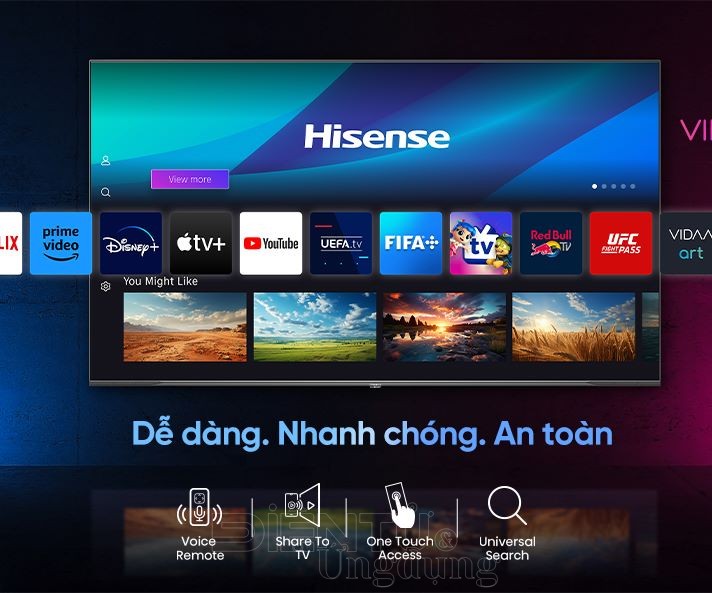 Nâng tầm tiện ích - Kiến tạo phong cách cùng Hisense