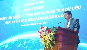 Quận Ba Đình khai trương Trung tâm quản lý, tổng hợp và phân tích dữ liệu