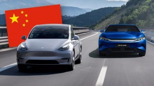 Doanh số Tesla tại Trung Quốc giảm 11,5% trong khi BYD bứt phá