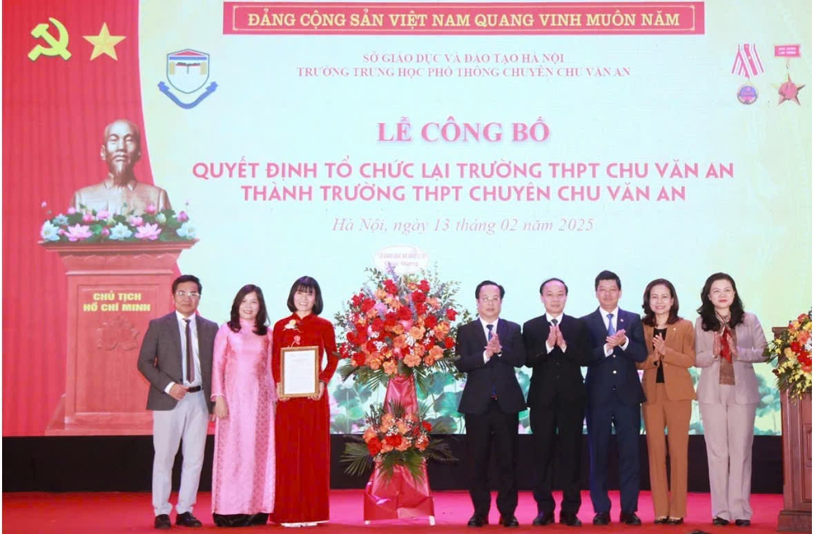 Hà Nội có thêm một trường THPT chuyên