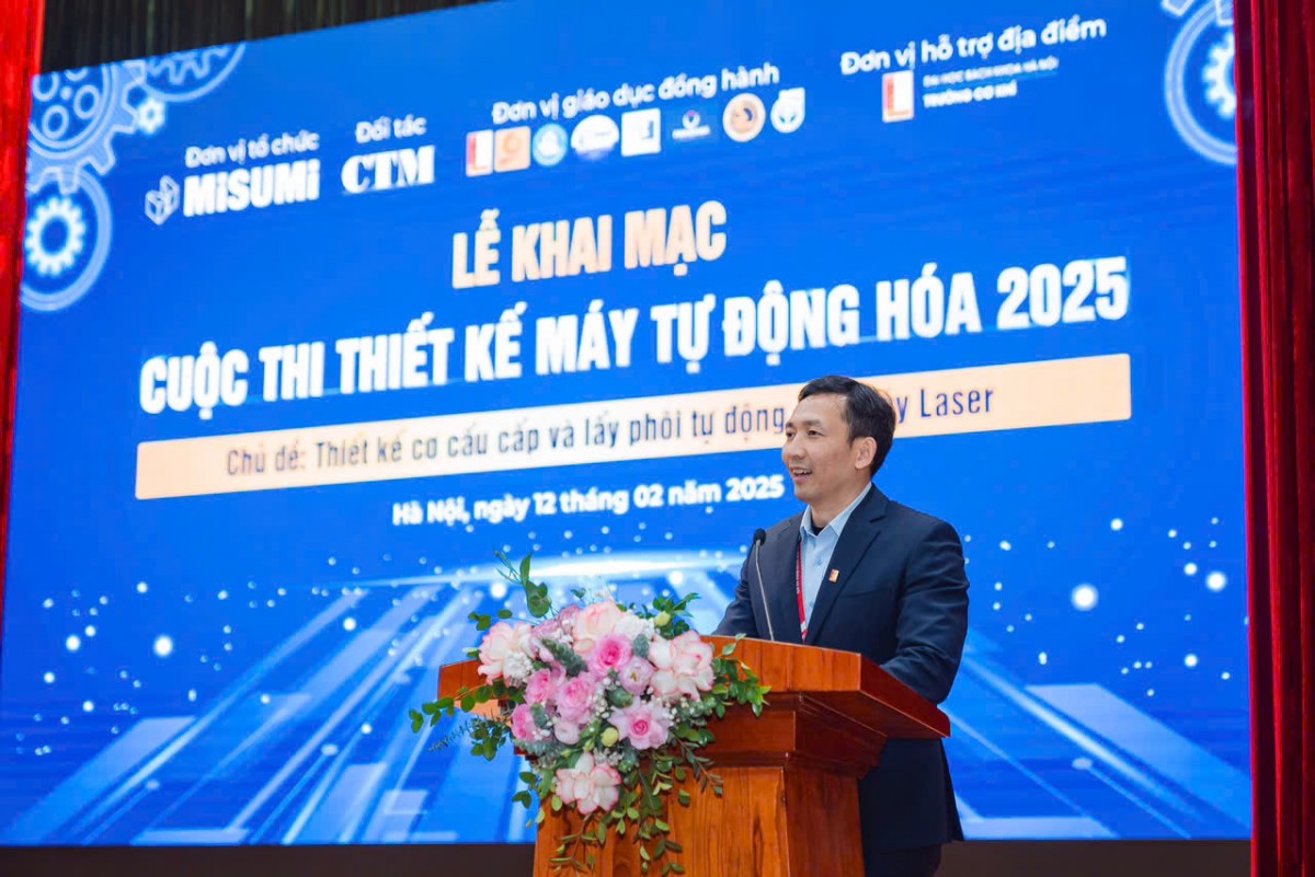 Hơn 200 thí sinh tham dự cuộc thi Thiết kế Máy tự động hóa 2025