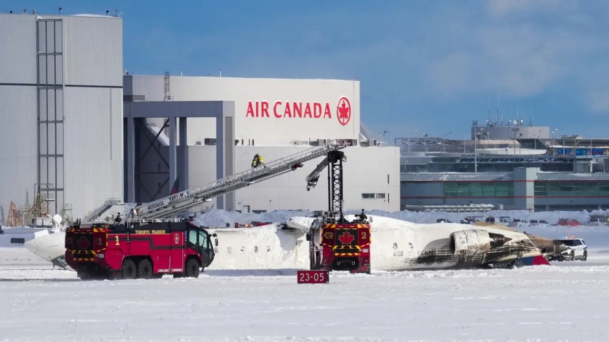 Tai nạn máy bay nghiêm trọng tại Sân bay Toronto: 15 người bị thương trong sự cố hạ cánh của Delta Airlines