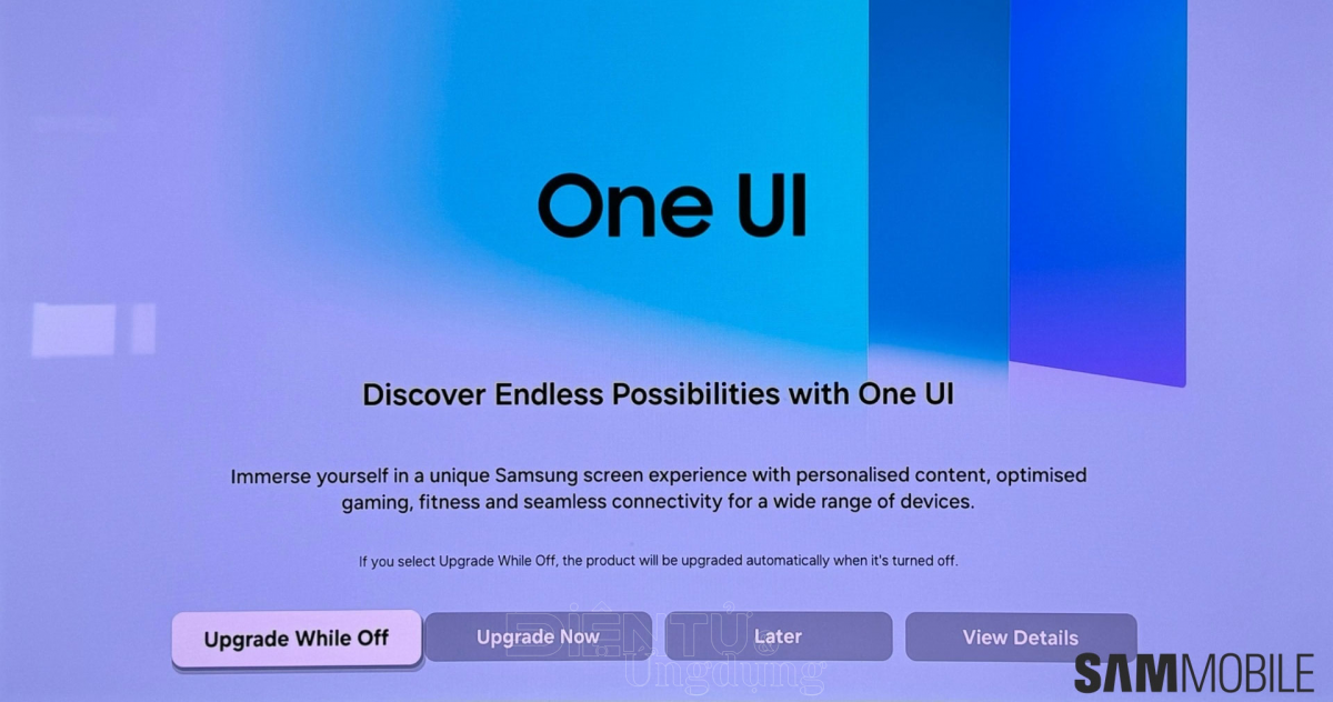 Samsung cập nhật One UI trên các mẫu TV tầm trung