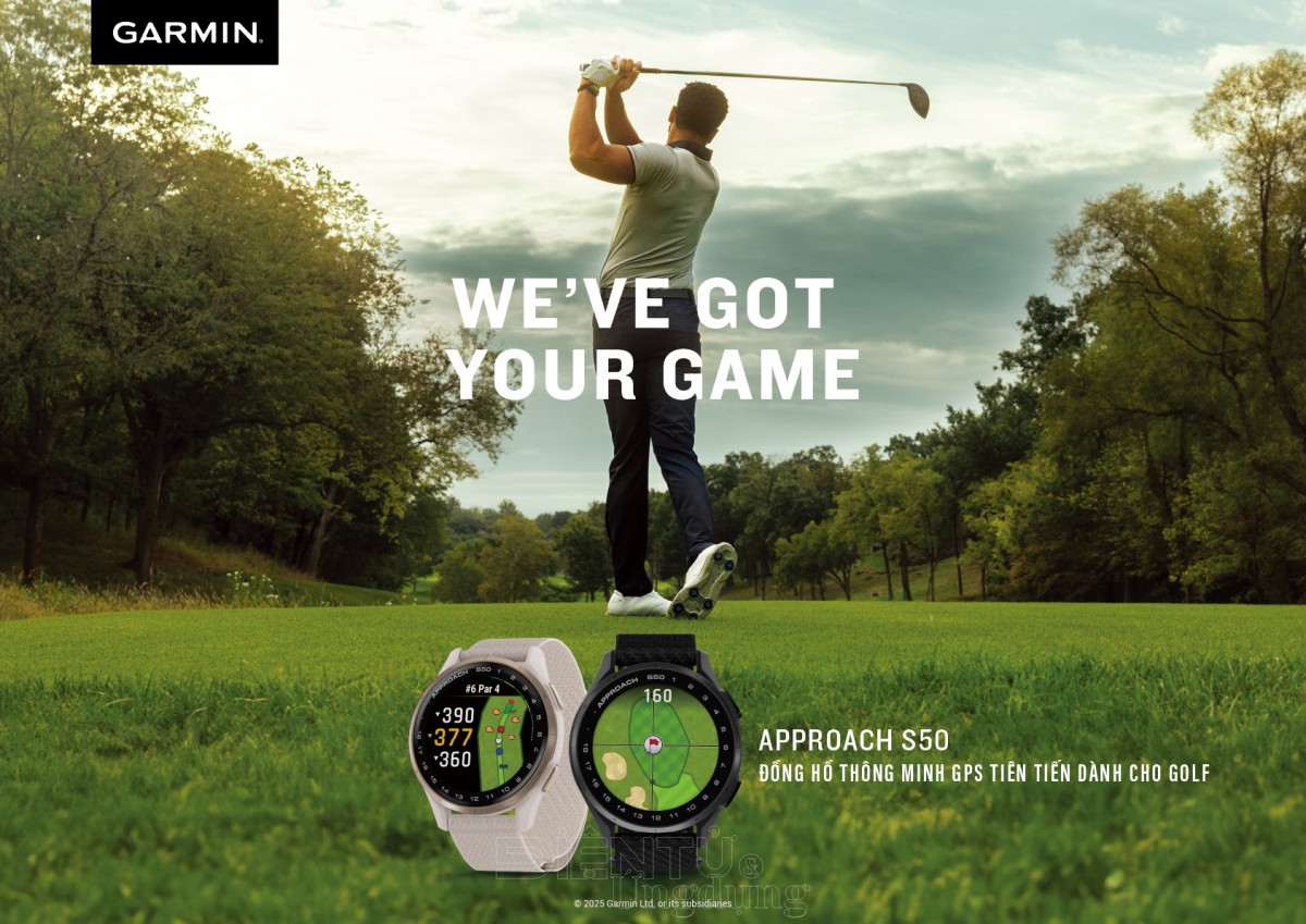 Garmin Approach S50 - Đồng hồ thông minh cho golfer