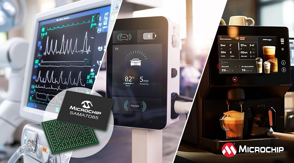Microchip ra mắt vi xử lý SAMA7D65 với kết nối và đồ họa tiên tiến