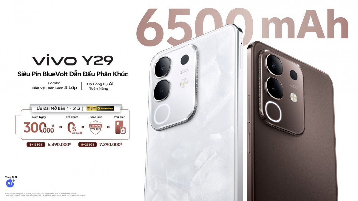 vivo Y29, lựa chọn mới trong phần khúc 6-8 triệu đồng