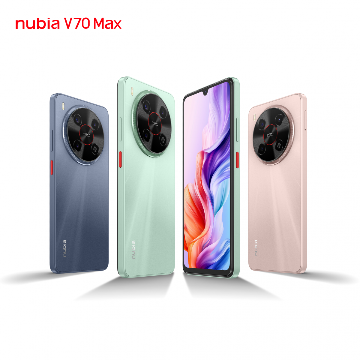 ZTE ra mắt bộ đôi nubia V70 Design & nubia V70 Max mới