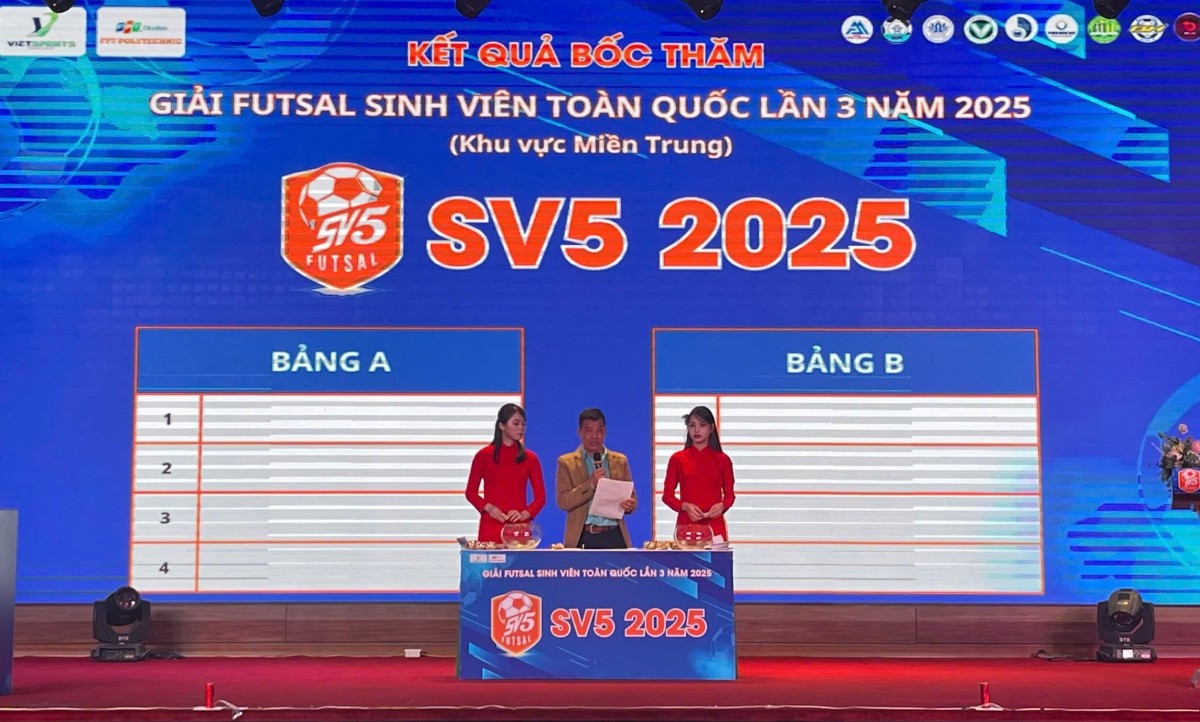 32 đội tranh tài tại Giải Futsal sinh viên toàn quốc 2025