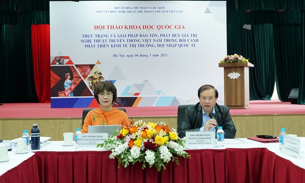 Phát huy giá trị nghệ thuật truyền thống trong bối cảnh kinh tế thị trường, hội nhập quốc tế