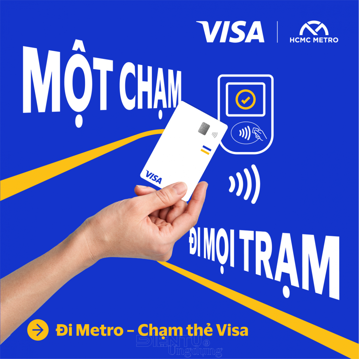 Visa mang trải nghiệm “chạm để đi” cho hành khách Tuyến Metro Số 1 TP. Hồ Chí Minh