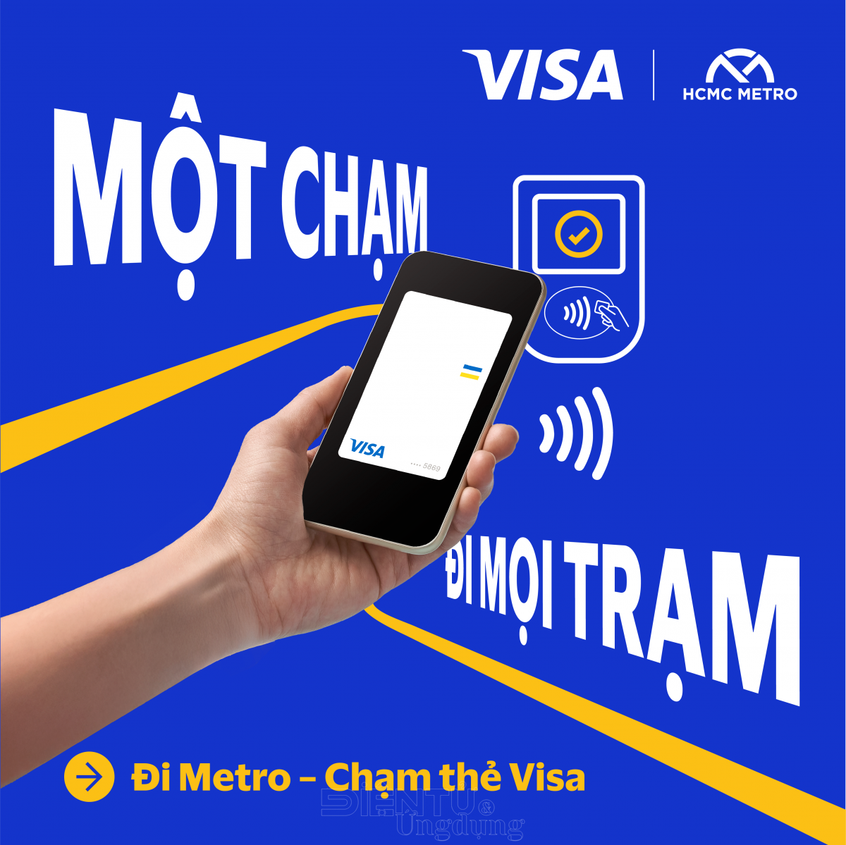 Visa mang trải nghiệm “chạm để đi” cho hành khách Tuyến Metro Số 1 TP. Hồ Chí Minh