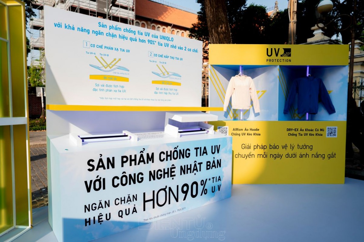 UNIQLO mang không gian trải nghiệm chống tia UV cho khách tham quan tại Bưu điện Thành phố UNIQLO mang không gian trải nghiệm chống tia UV cho khách tham quan tại Bưu điện Thành phố