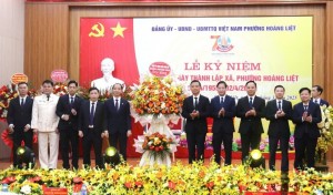 Phường Hoàng Liệt tổ chức lễ kỷ niệm 70 năm giữa bối cảnh đô thị hóa nhanh chóng