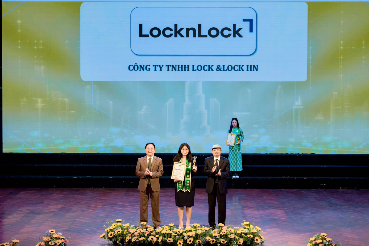 LocknLock tiếp tục ghi dấu ấn với giải thưởng Thương hiệu tiêu biểu