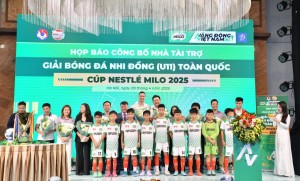 Nestlé MILO tiếp tục đồng hành cùng Giải Bóng đá Nhi đồng (U11) Toàn quốc 2025