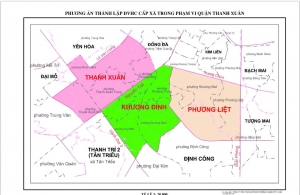 Danh sách Bí thư, Chủ tịch của 23 tỉnh, thành mới sau sáp nhập Quy mô dân số, diện tích 3 phường dự kiến sau sắp xếp của quận Thanh Xuân