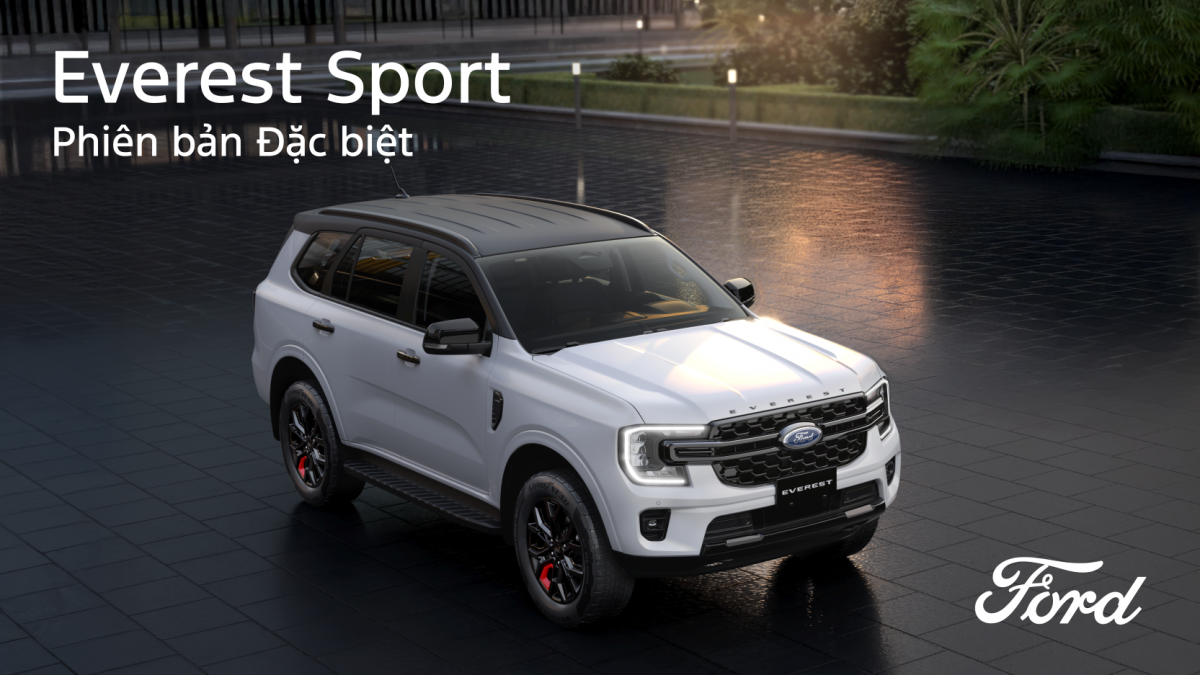 Ford Everest Sport phiên bản đặc biệt màu Trắng Tuyết ra mắt tại Việt Nam