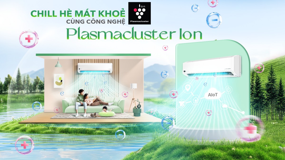 Sharp ra mắt dòng điều hoà thế hệ mới với công nghệ diệt khuẩn plasmaluster ion chuẩn Nhật