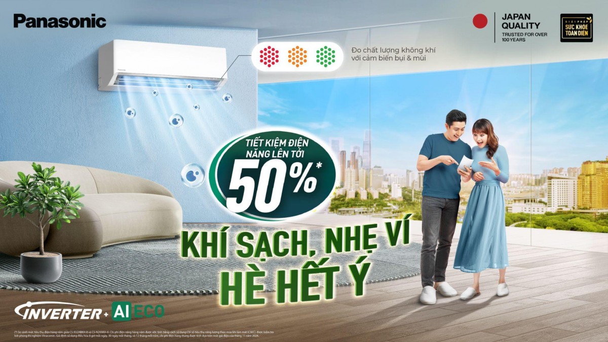 Điều hòa Panasonic XU thế hệ mới 2025: tiết kiệm đến 50% tiền điện và hơn thế nữa