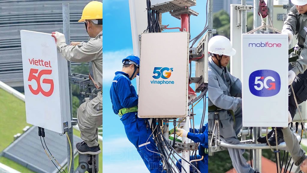 Ba nhà mạng lớn tại Việt Nam chính thức thương mại hóa 5G Ba nhà mạng lớn tại Việt Nam chính thức thương mại hóa 5G