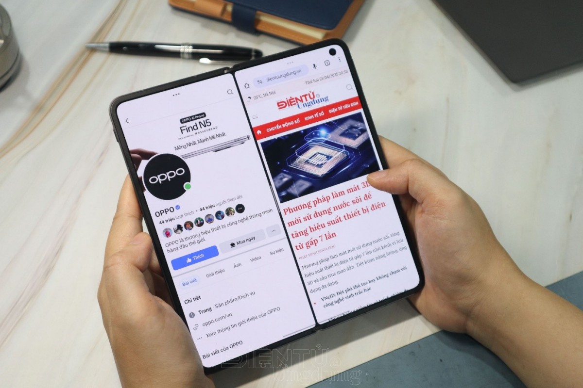 ‘Văn phòng di động’ OPPO Find N5 có thật sự hiệu quả?