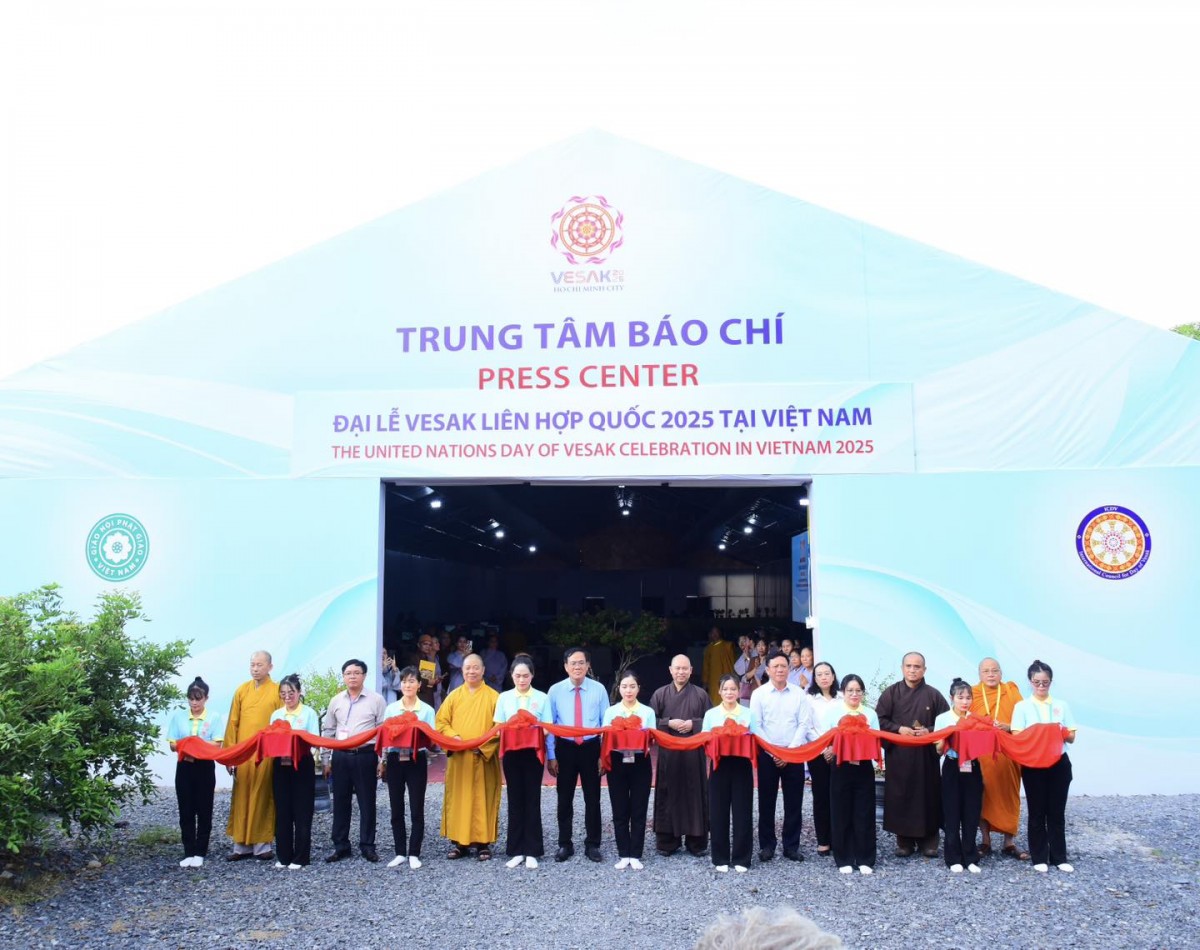 Trung tâm Báo chí hiện đại sẵn sàng phục vụ Đại lễ Vesak Liên Hợp Quốc 2025