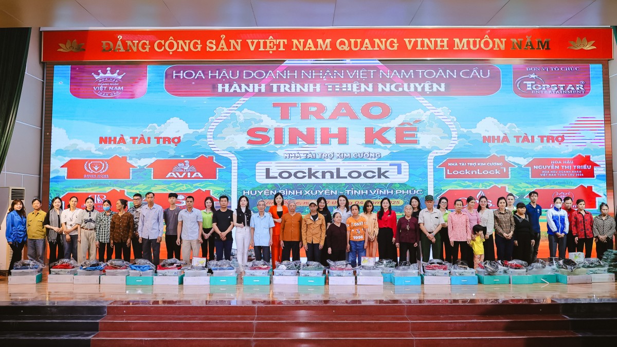 LocknLock thực hiện chương trình thiện nguyện “Trao sinh kế” tại Vĩnh Phúc