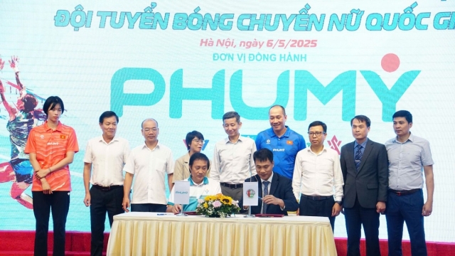 PVFCCo - Phú Mỹ trở thành nhà tài trợ chính của Đội tuyển Bóng chuyền nữ Việt Nam