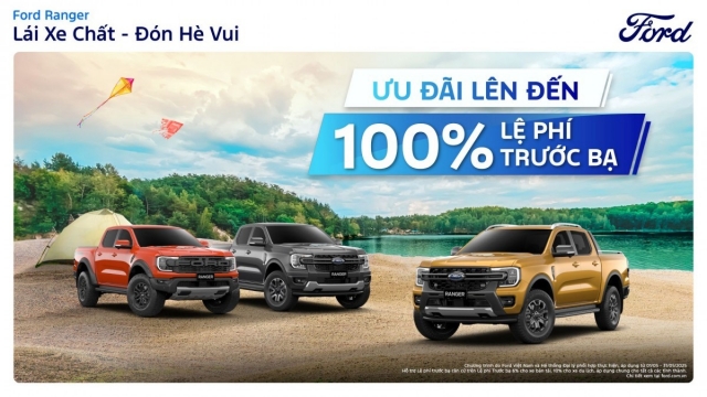 Ford Việt Nam triển khai chương trình khuyến mãi tháng 5