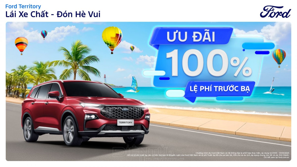 Ford Việt Nam triển khai chương trình khuyến mãi tháng 5