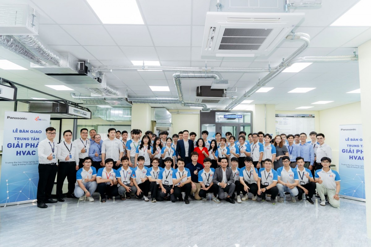 Trường Đại học Công nghiệp TP.HCM tiếp nhận Trung tâm giải pháp HVAC từ Panasonic
