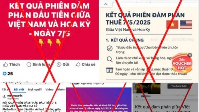 Tin giả về đàm phán thương mại Việt Nam và Hoa Kỳ: Mối nguy hại quốc gia cần cảnh giác