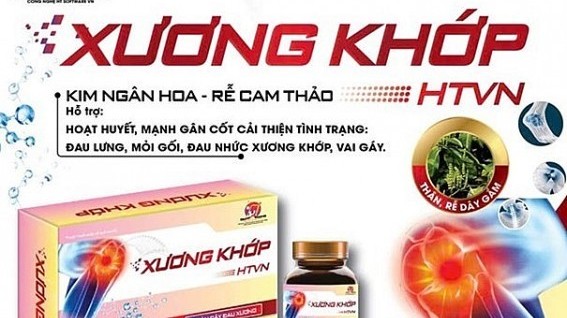 Cảnh báo sản phẩm xương khớp HTVN chứa chất cấm gây nguy hại sức khỏe