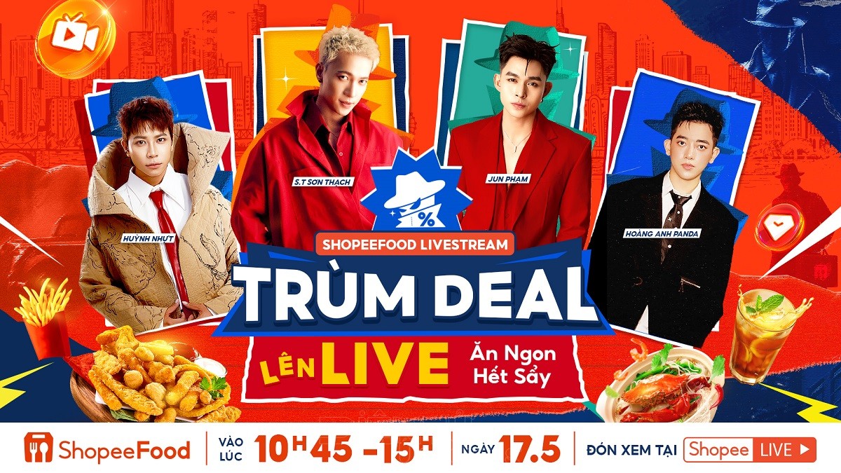 ShopeeFood ra mắt tính  năng 'Ăn Ngon Rẻ' và 'Trùm Deal'