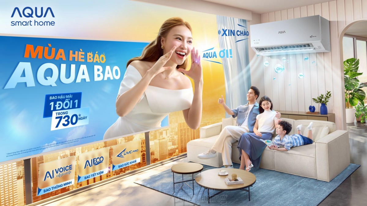 AQUA ra mắt dòng điều hoà tích hợp AI VOICE bằng tiếng Việt