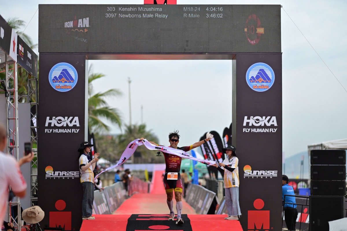 Hơn 3.500 vận động viên chinh phục IRONMAN 70.3 Đà Nẵng 2025