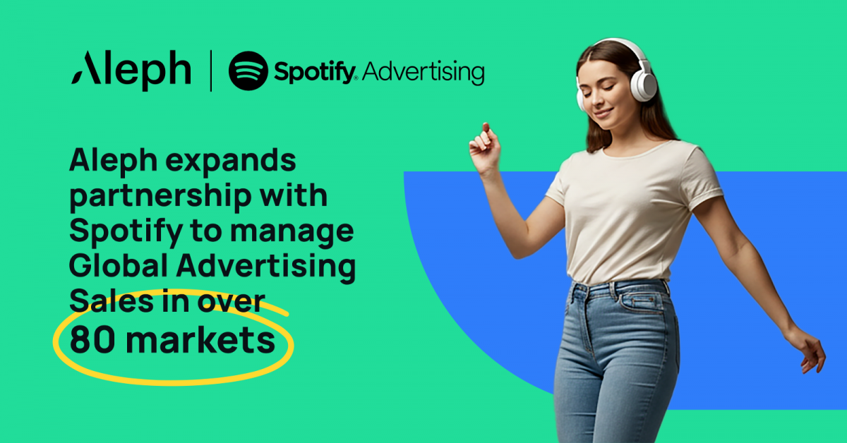 Cá nhân hóa thư viện Spotify với bộ lọc thông minh Aleph mở rộng hợp tác với Spotify
