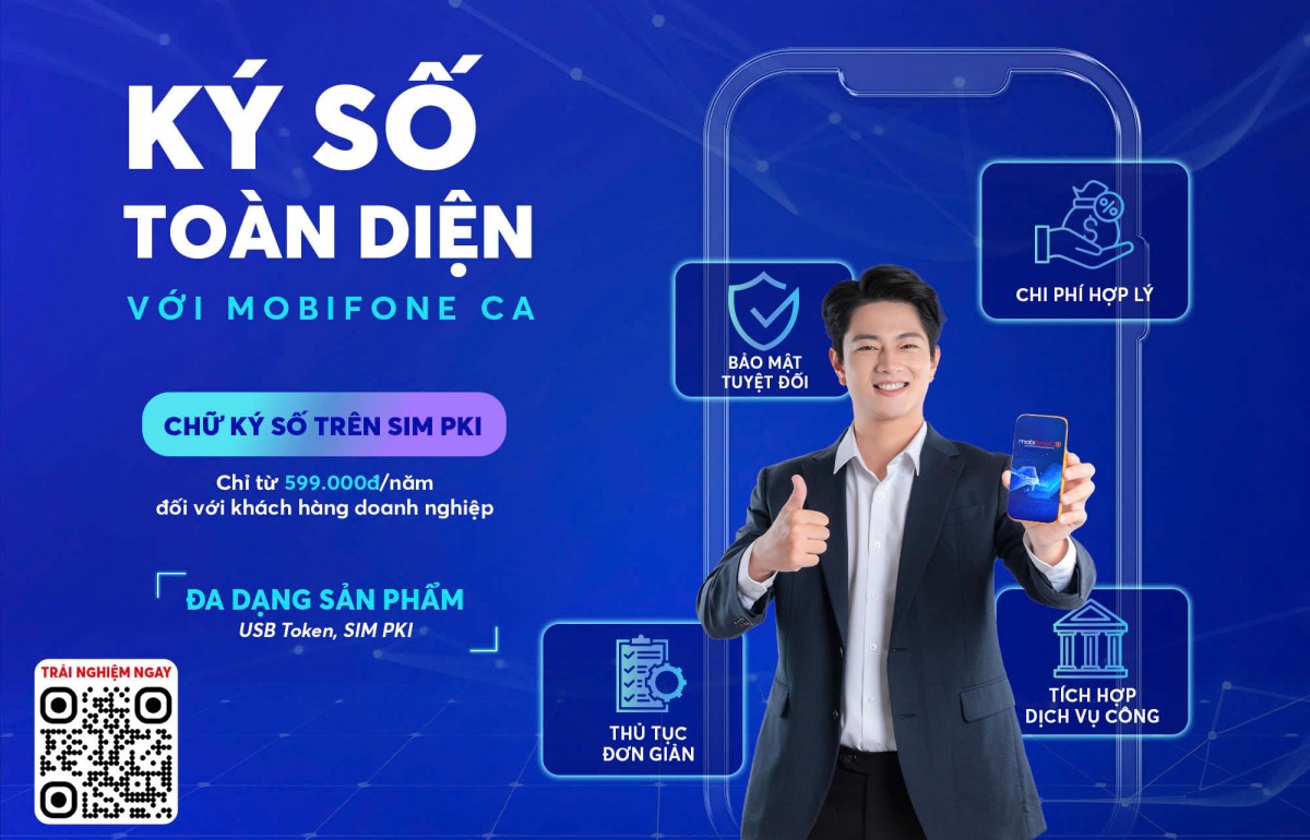 Doanh nghiệp Việt có thêm lựa chọn chữ ký số MobiFone CA