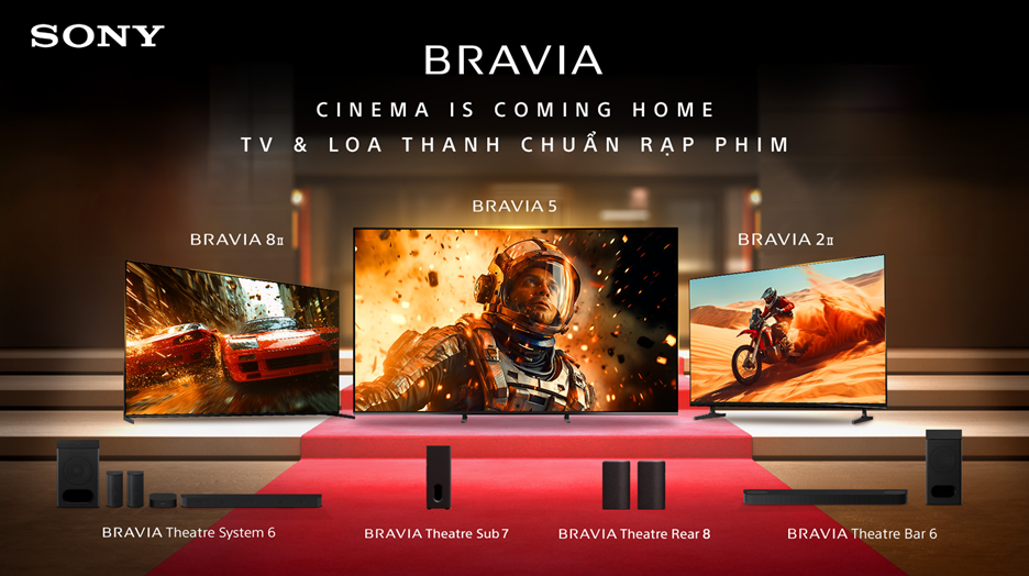 Sony ra mắt dòng TV BRAVIA 2025 hoàn toàn mới
