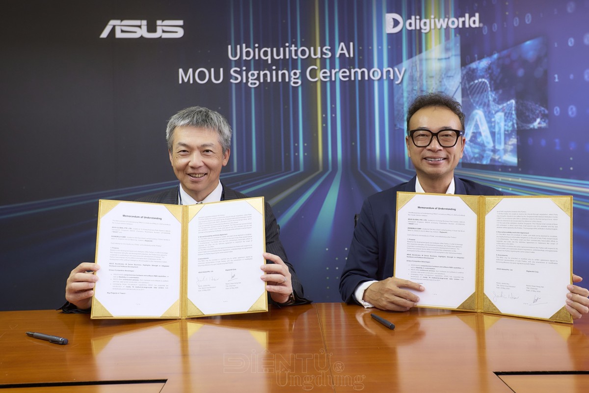 ASUS và Digiworld chung tay phát triển hệ sinh thái AI tại Việt Nam