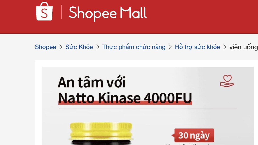 Loạt thực phẩm chức năng bị ngừng kinh doanh, gỡ thông tin trên Shopee, Lazada