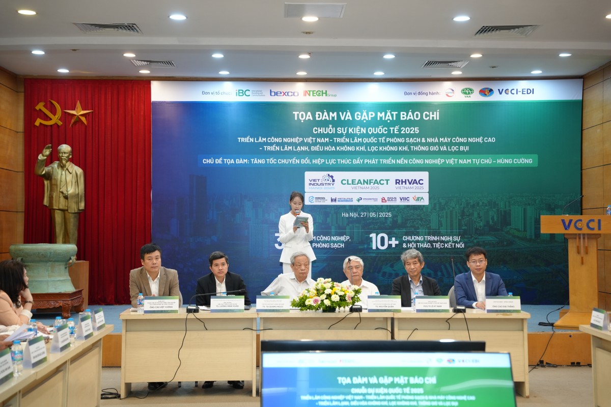 Hơn 500 gian hàng góp mặt tại Triển lãm quốc tế công nghiệp Việt Nam 2025